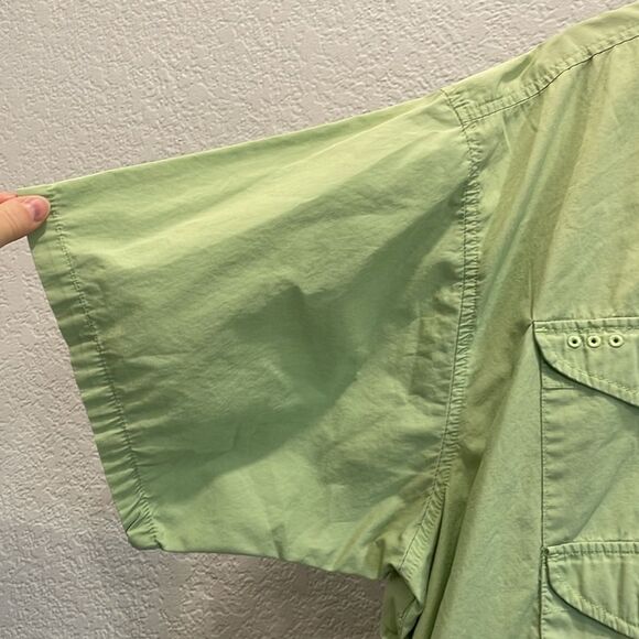 Columbia PFG Bonehead Short Sleeve Fishing Button Down in Jade Green Size XL - Picture 3 of 9